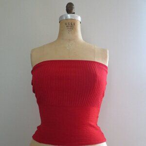 Y2K Tube Top Bundle - Red, Olive Green, & Gray